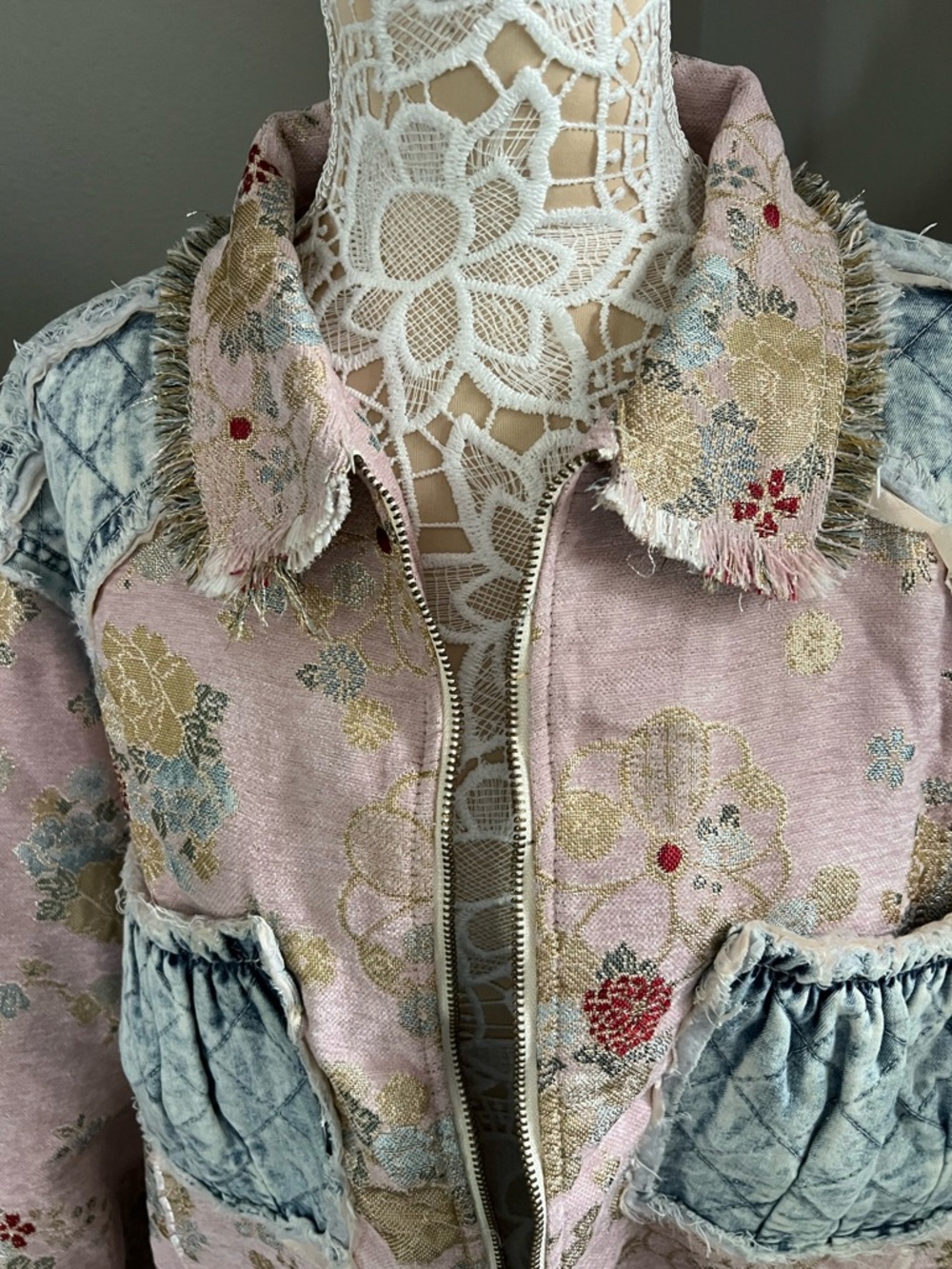 POL Vintage Floral Quilted Bomber - NWT - Picture 6 of 10